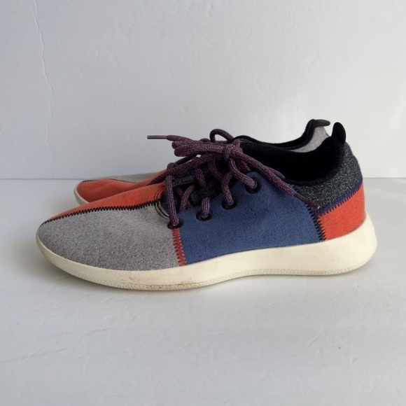 Allbirds Wool Runner Patchwork Multicolor Ltd Edition Tennis Shoes Sneakers 9 - Picture 4 of 9